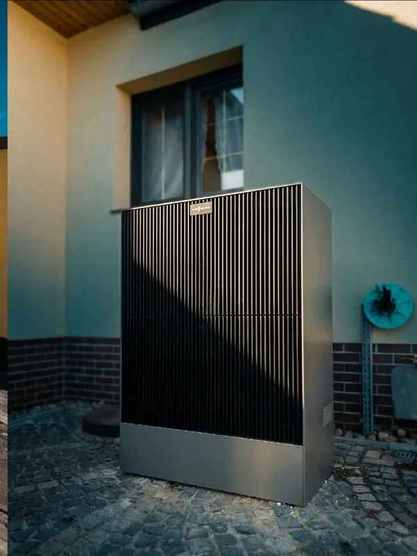Wärmepumpe an einem Bestandsbau in Villingen-Schwenningen